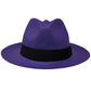 Sombrero de Panamá Cuenca Fedora (Morado) (Grado 3-4)