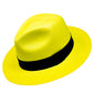 Yellow Panama Hat - Fedora Hat