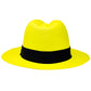 Cappello Panama Cuenca Fedora Giallo (Grado 34)