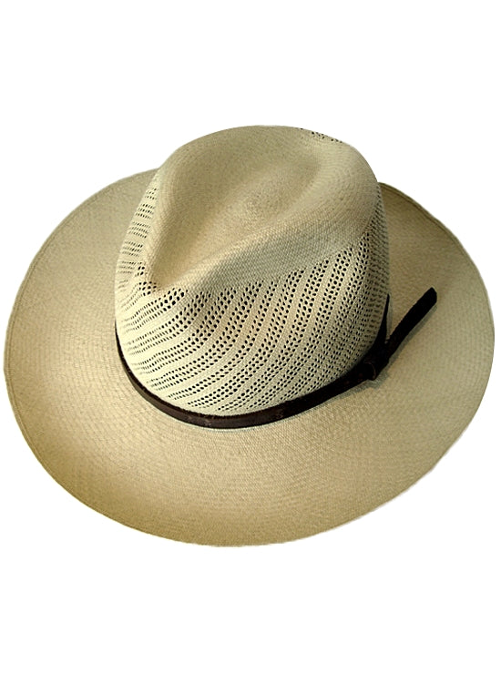 Sombrero de Panamá Montecristi Fedora (tuis) Calado (Grado 17-18)