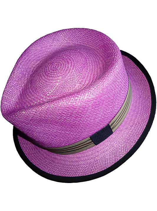 Light Purple Panama Hat - Cuban Hat