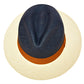 Bicolor Cuban Panama Hat - Fedora Cuban Hat Enterprise