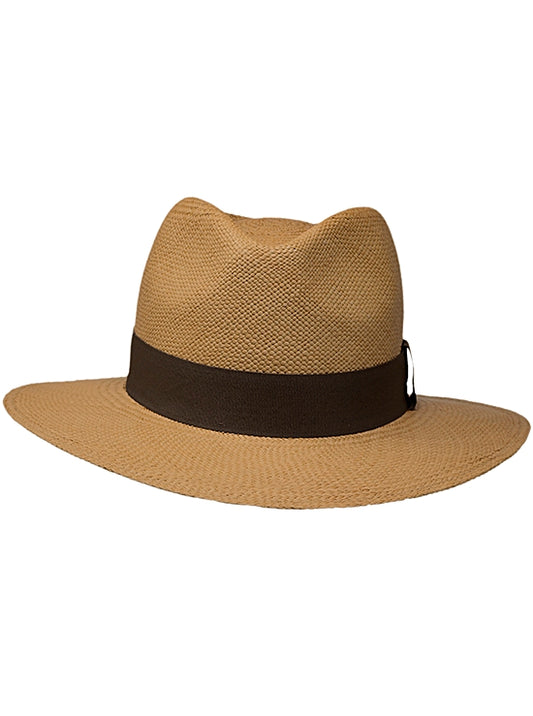 West Hat Band - Cowboy Hat Band - Brown & White